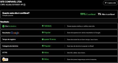 Site verificado e verdadeiro:gowingameapp.com.br